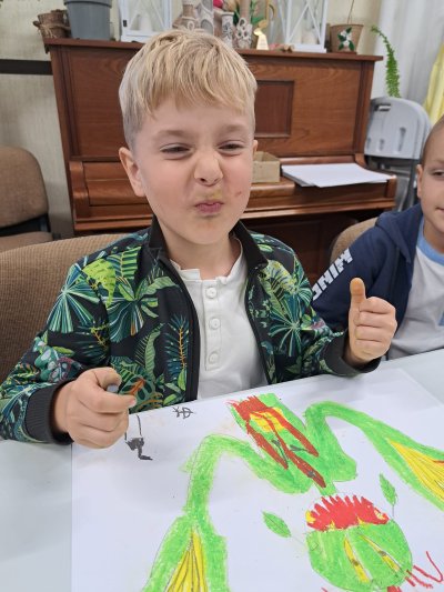 Zajęcia plastyczne 10.10.2023